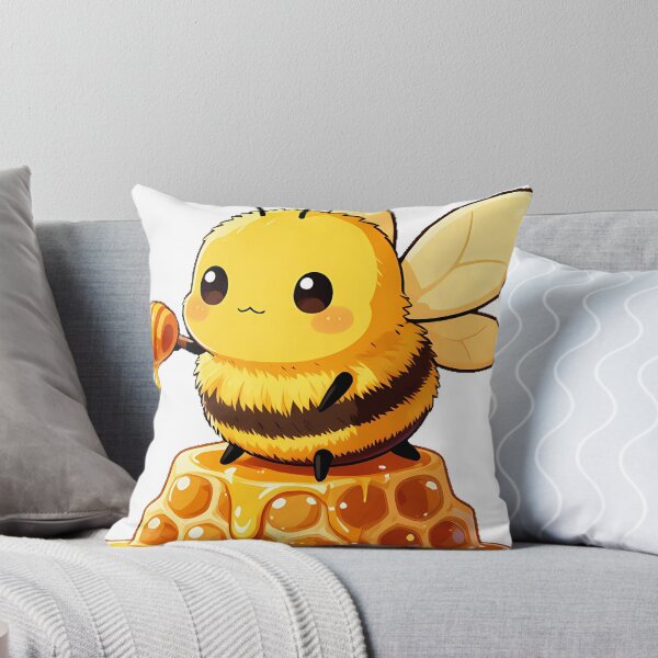 Item preview, Fluffy Bumblebee on a Honeycomb designed and sold by pumsquare.