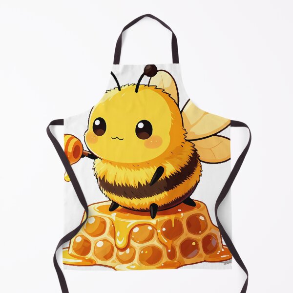 Item preview, Fluffy Bumblebee on a Honeycomb designed and sold by pumsquare.