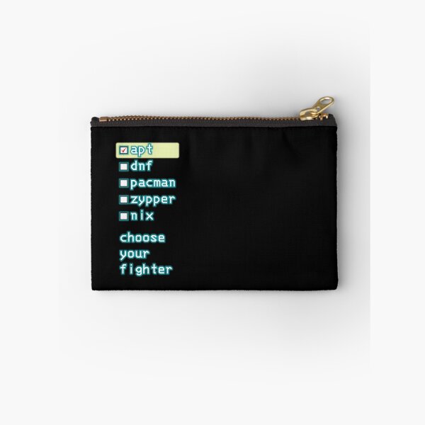 Item preview, Linux package managers - apt, dnf, pacman, zypper and nix - choose your fighter designed and sold by LittleGreyMan2026.