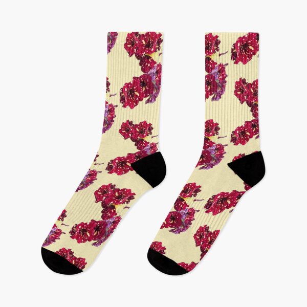 Item preview, Isolated Speckled Burgundy Petunia Starry Flower Cascade designed and sold by BalkanBloom.