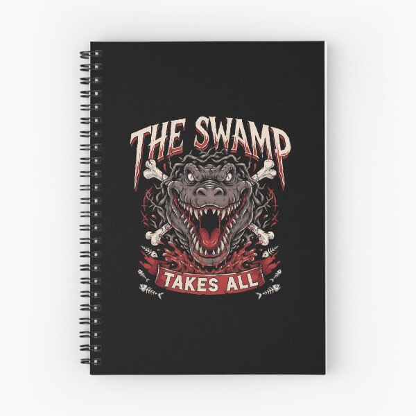 Item preview, The Swamp Takes All Crocodile Thorn Crown Deathcore Graphic designed and sold by Enea Kelo.