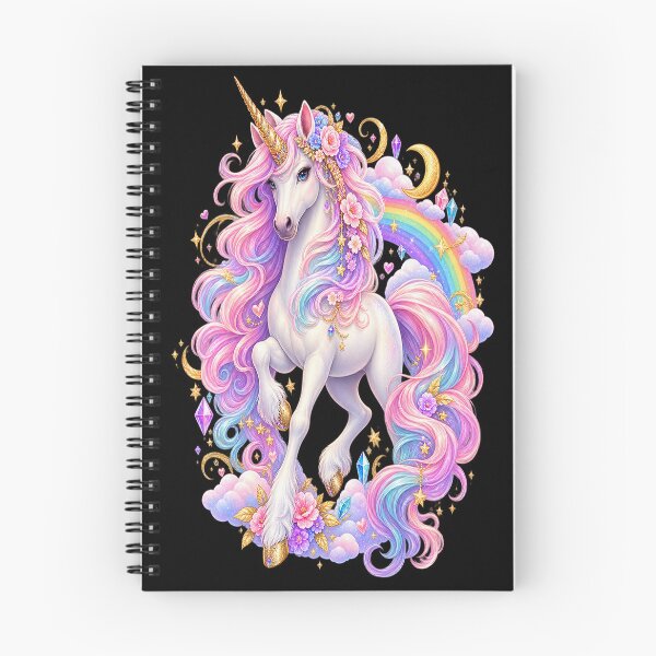 Item preview, Enchanted Rainbow Unicorn – Magical Pastel Fantasy designed and sold by TroviTutto.