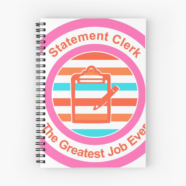Item preview, Statement Clerk The Greatest Job Ever designed and sold by TheIconSmith.