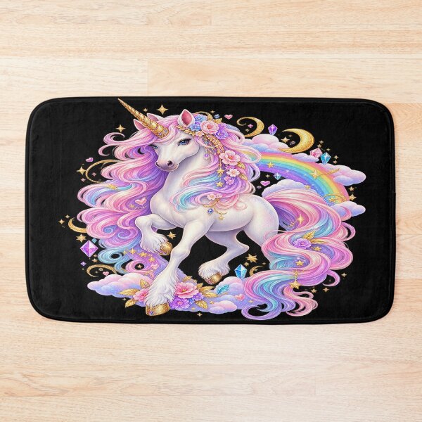 Item preview, Enchanted Rainbow Unicorn – Magical Pastel Fantasy designed and sold by TroviTutto.