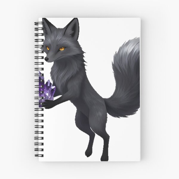 Item preview, Crystal Gazer Fox with Amethyst Cluster designed and sold by IllumeInk.
