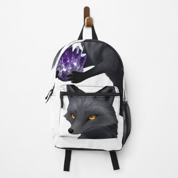 Item preview, Crystal Gazer Fox with Amethyst Cluster designed and sold by IllumeInk.