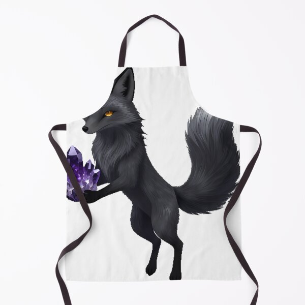 Item preview, Crystal Gazer Fox with Amethyst Cluster designed and sold by IllumeInk.