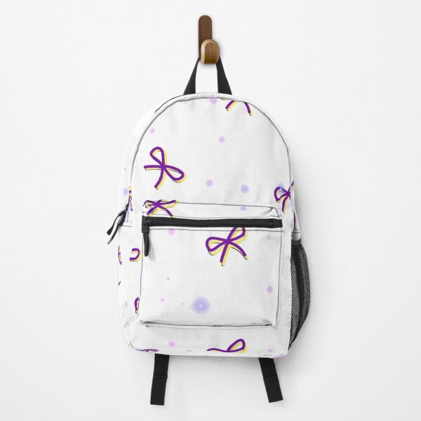 Item preview, Cute Purple Bows Ribbon Coquette Aesthetic Pattern designed and sold by Kidix Arts.