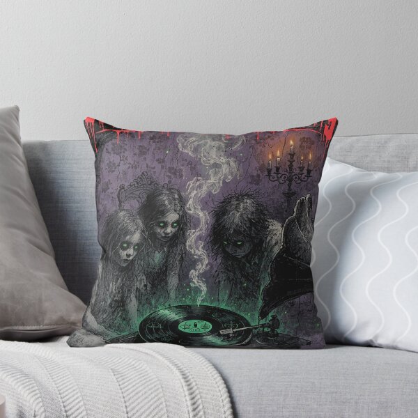 Item preview, "Devil’s Music Sing-Along! Ethereal Spirits & Vintage Occult Record Player Art | Gothic Horror Poster for Halloween & Dark Aesthetics" designed and sold by CHRONIN.