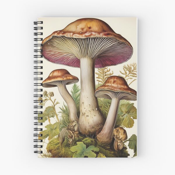 Item preview, Vintage Mushroom Illustration | Watercolor Forest Aesthetic designed and sold by Becky-Poppins.