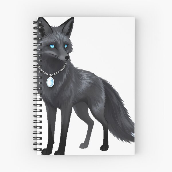Item preview, Crystal Fox with Moonstone Pendant designed and sold by IllumeInk.