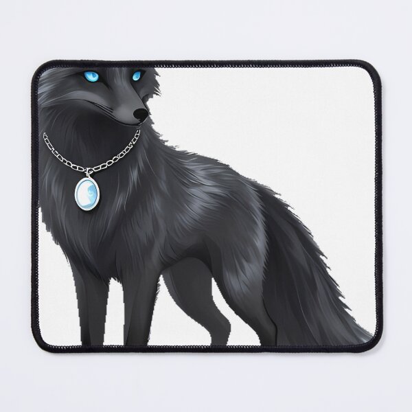 Item preview, Crystal Fox with Moonstone Pendant designed and sold by IllumeInk.