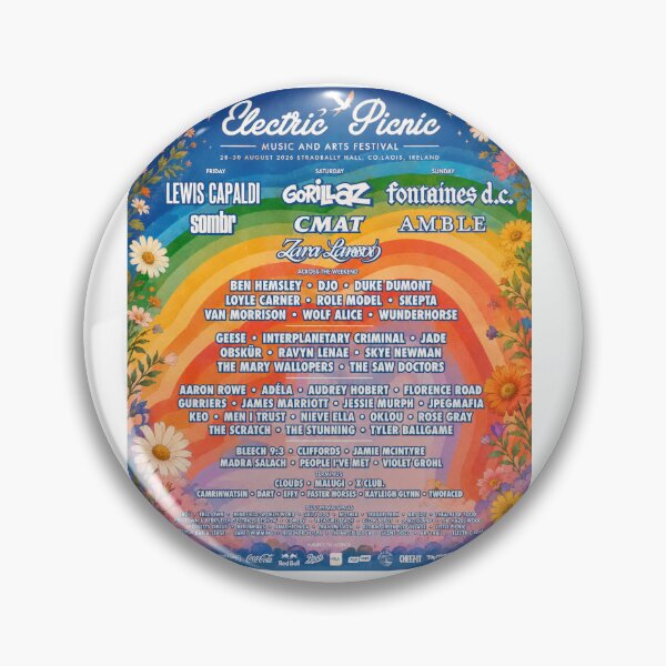 Item preview, Electric Picnic 2026 designed and sold by Weirdly Specific.