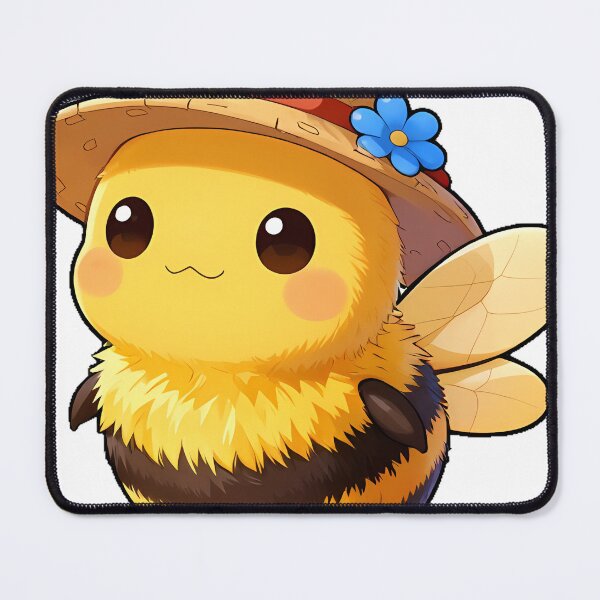 Item preview, Bumblebee with Straw Garden Hat designed and sold by pumsquare.
