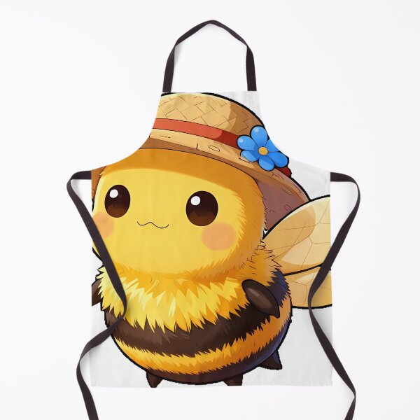 Item preview, Bumblebee with Straw Garden Hat designed and sold by pumsquare.