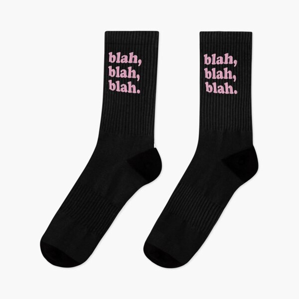 Item preview, blah blah blah (Pink on black) designed and sold by STUDIO-72.
