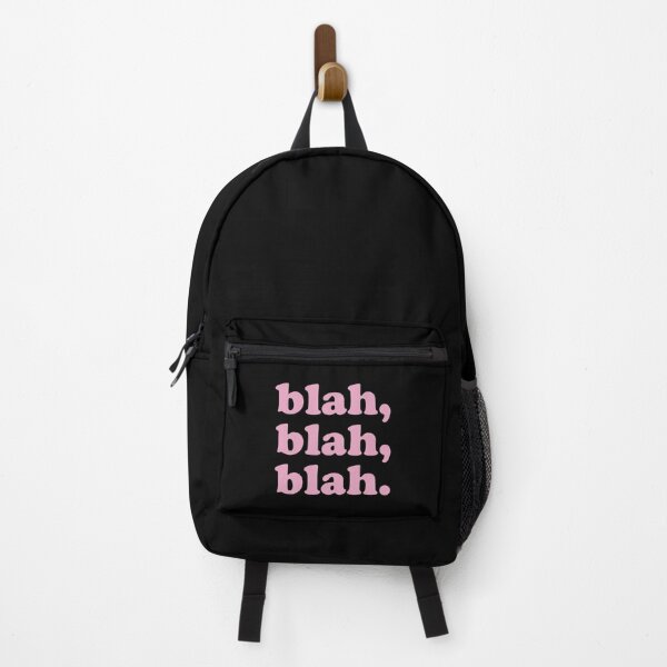 Item preview, blah blah blah (Pink on black) designed and sold by STUDIO-72.