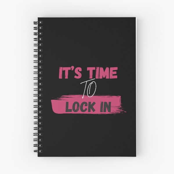 Item preview, Its Time To Lock In Motivational Mindset Quote designed and sold by Danny-Arts1.