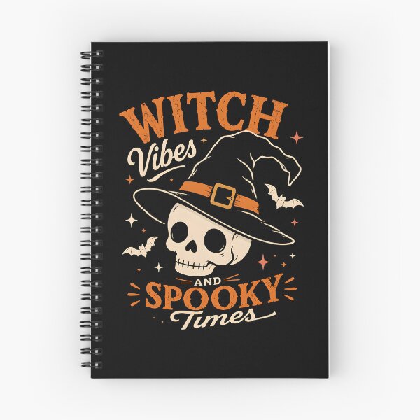 Item preview, Witch Vibes Spooky Halloween Skull designed and sold by Canvas-Whispers.