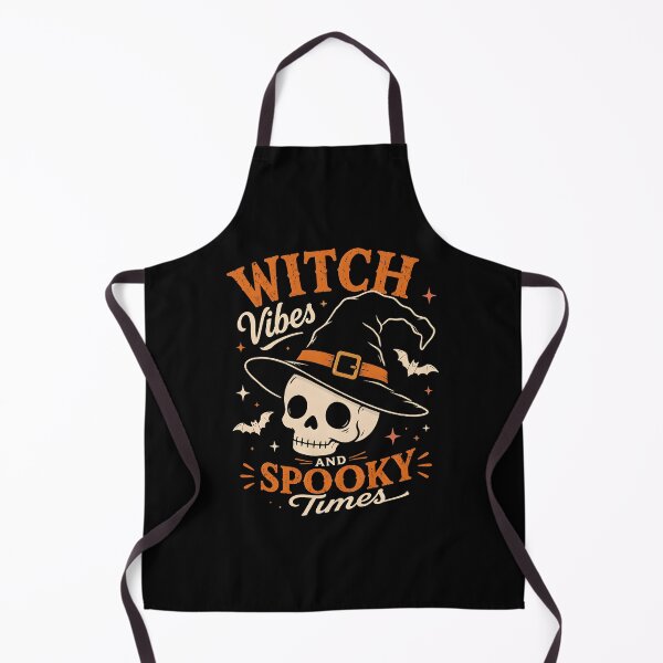 Item preview, Witch Vibes Spooky Halloween Skull designed and sold by Canvas-Whispers.