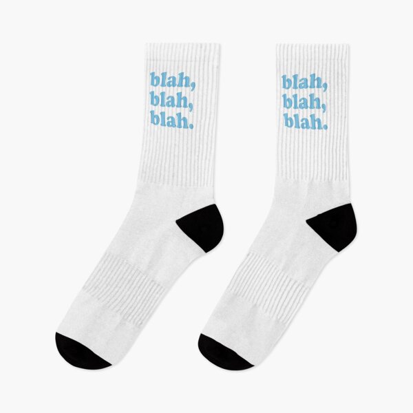 Item preview, blah blah blah (Blue on white) designed and sold by STUDIO-72.