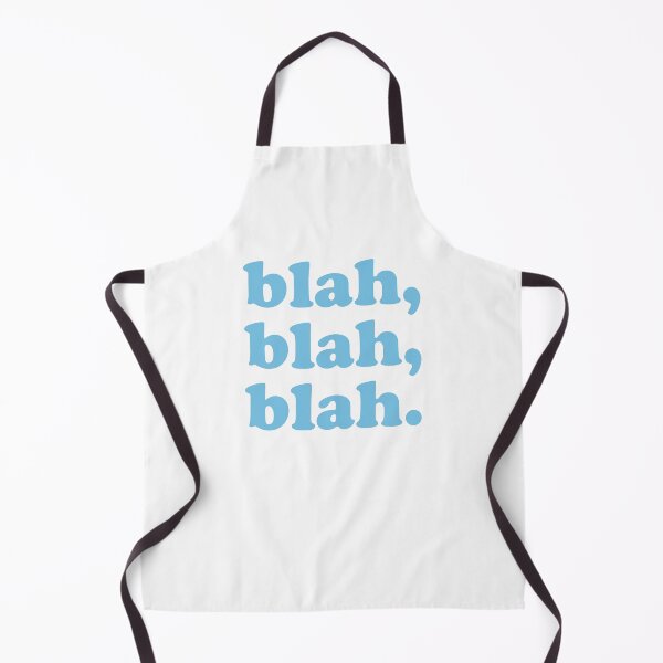 Item preview, blah blah blah (Blue on white) designed and sold by STUDIO-72.
