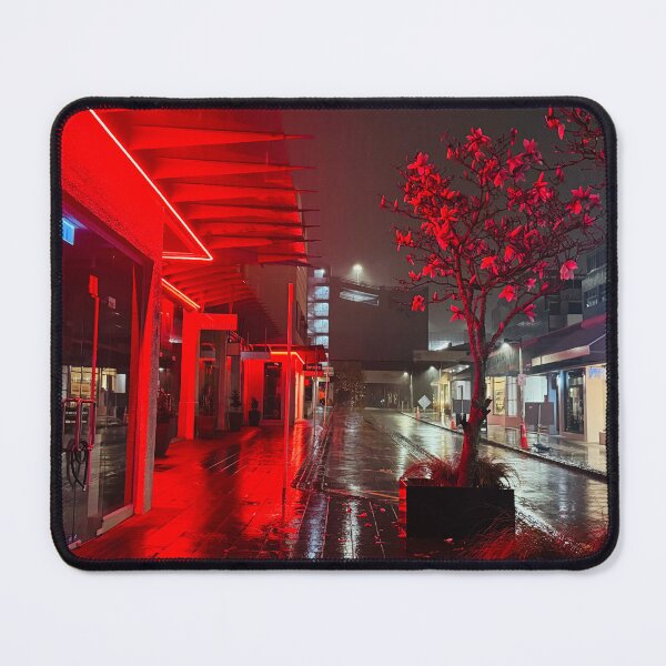 Item preview, Rainy Night in Neon-Lit Street designed and sold by Jasbindar Singh.