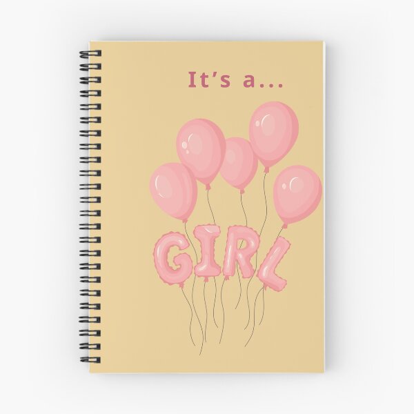 Item preview, It's A Girl Nursery Decor Pink Balloon Print designed and sold by ArtbyAfroditi.