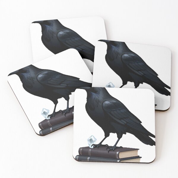 Item preview, Raven Book Sentinel with Moonstone designed and sold by IllumeInk.