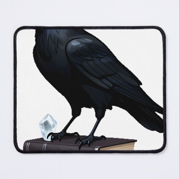 Item preview, Raven Book Sentinel with Moonstone designed and sold by IllumeInk.