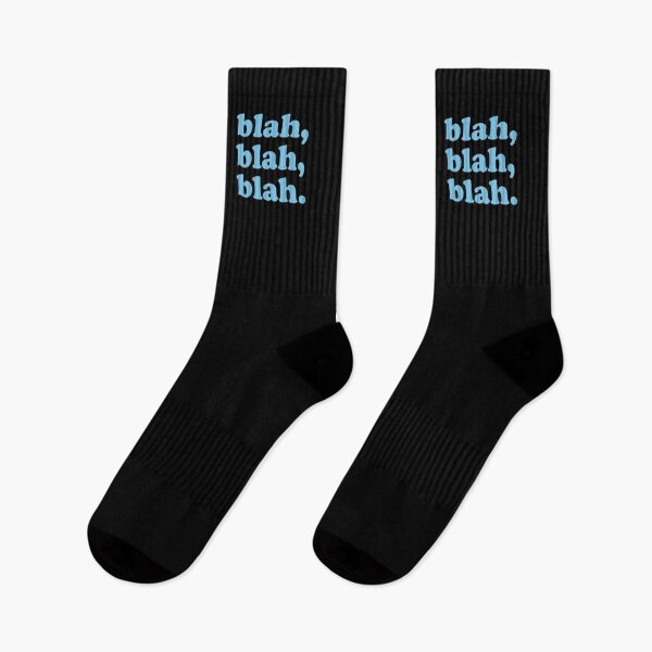 Item preview, blah blah blah (Blue on black) designed and sold by STUDIO-72.