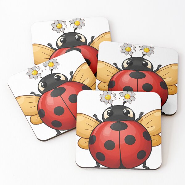 Item preview, Cute Ladybug with Daisy Crown designed and sold by pumsquare.