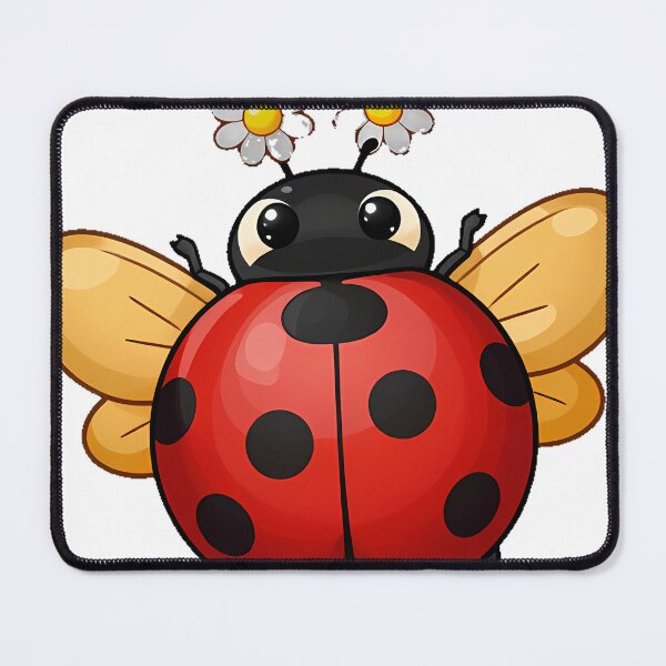 Item preview, Cute Ladybug with Daisy Crown designed and sold by pumsquare.