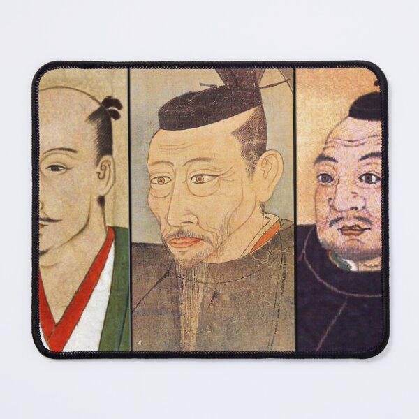 Item preview, The Three Great Unifiers of Japan Samurai Leaders Portrait designed and sold by vekotpu.