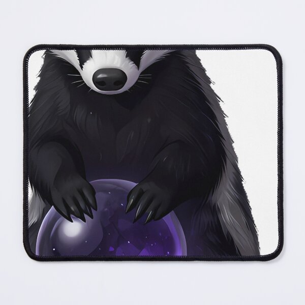 Item preview, Badger with Crystal Ball designed and sold by IllumeInk.