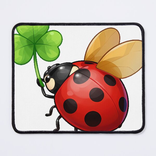 Item preview, Cute Ladybug with Clover designed and sold by pumsquare.