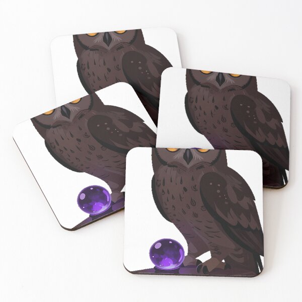 Item preview, Gothic Great Horned Owl with Crystal Ball designed and sold by IllumeInk.