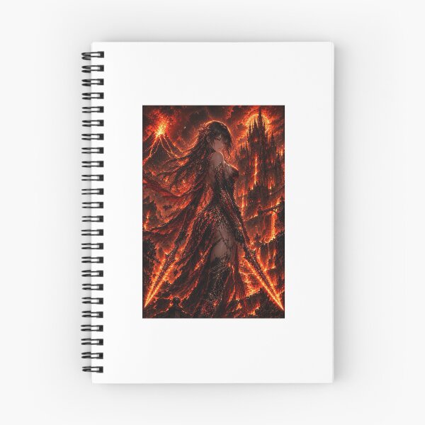 Item preview, Ignara | Inferno Queen – Dark Fantasy Art | Anime Girl designed and sold by PirateFlameArt.