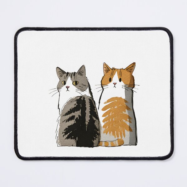 Item preview, Best Cat Friends – Cute Watercolor Cat Duo designed and sold by KAM-KAM-STORE.