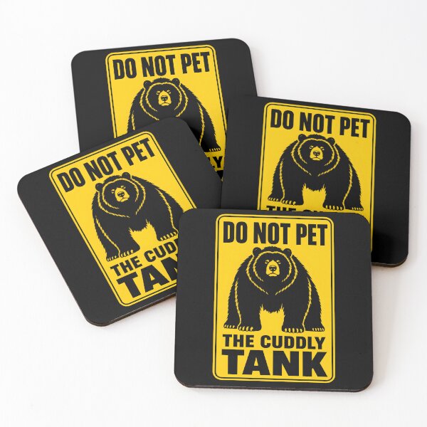 Item preview, Do Not Pet Bear – The Cuddly Tank designed and sold by WAUZ.
