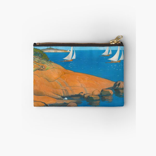 Item preview, Archipelago View, Sailing yachts nautical maritime seascape painting print by Venny Soldan Brofeldt designed and sold by Jéanpaul  Ferro.