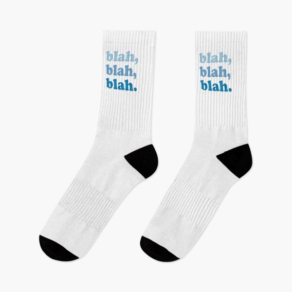 Item preview, blah blah blah (Blue blue blue on white) designed and sold by STUDIO-72.