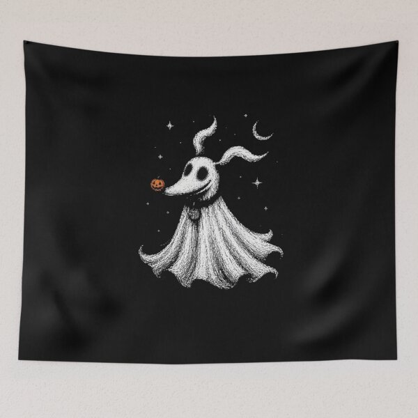 Item preview, Zero Dog Ghost – Cute Spooky Halloween designed and sold by roartusa.
