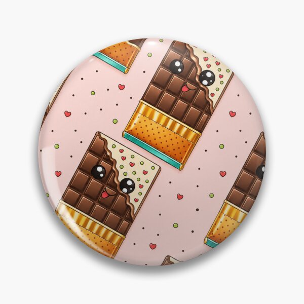 Item preview, Kawaii Chocolate Bar Biscuit Seamless Pattern designed and sold by Suha Design Studio.