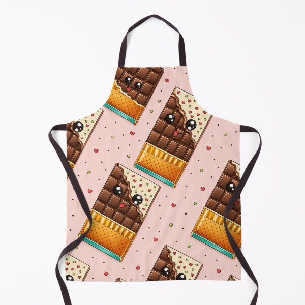 Item preview, Kawaii Chocolate Bar Biscuit Seamless Pattern designed and sold by Suha Design Studio.