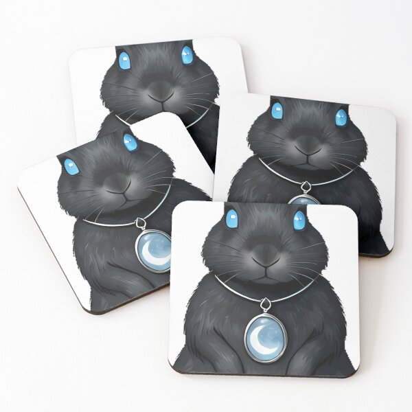 Item preview, Hare with Moonstone Locket designed and sold by IllumeInk.