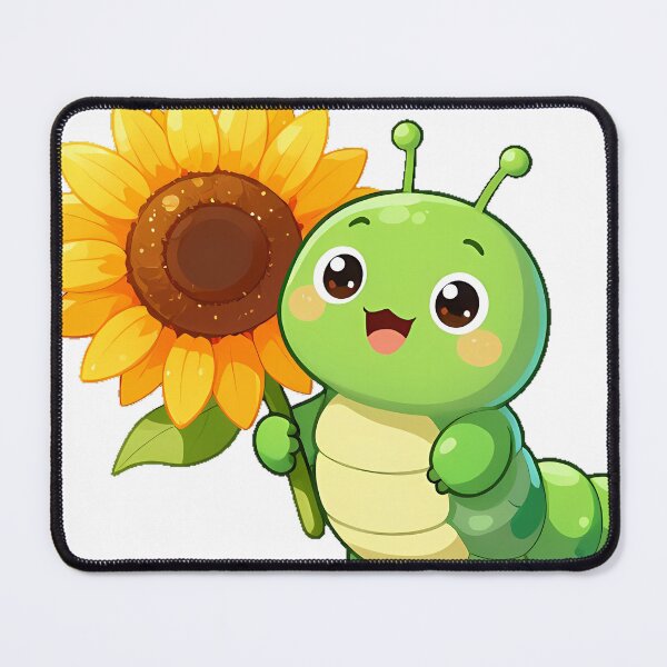Item preview, Chubby Caterpillar with a Sunflower designed and sold by pumsquare.