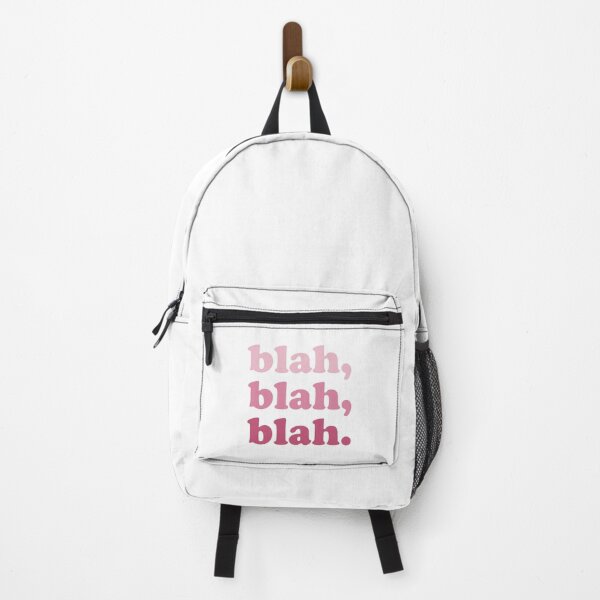 Item preview, blah blah blah (Pink pink pink on white) designed and sold by STUDIO-72.