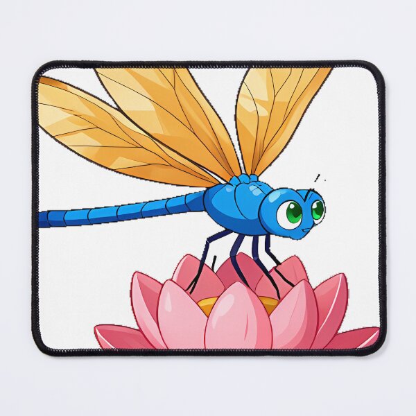 Item preview, Blue Dragonfly on Water Lily designed and sold by pumsquare.