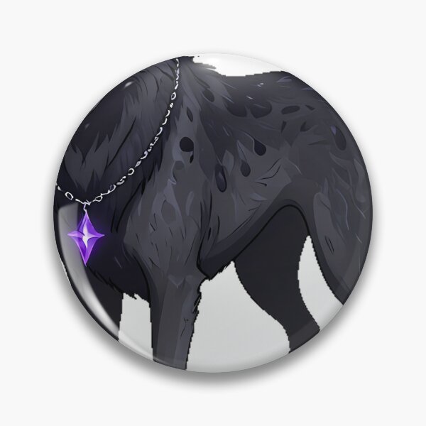 Item preview, Wolf with Crystal Star Pendant designed and sold by IllumeInk.